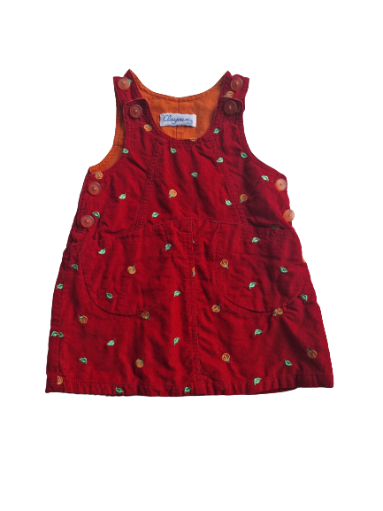 Robe rouge 24 mois