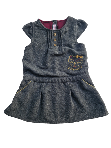 Robe grise 24 mois