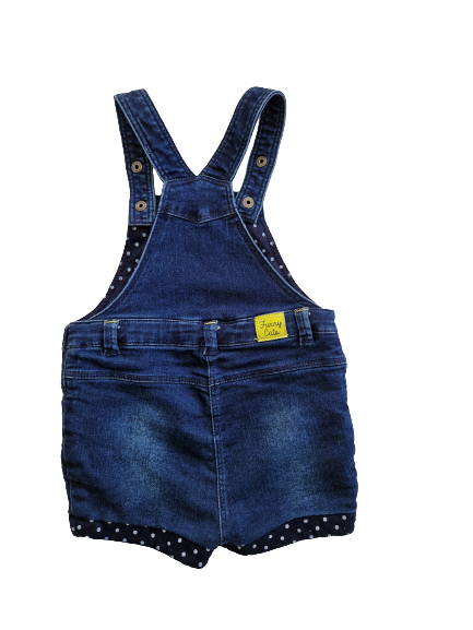 Salopette courte jean 12 mois