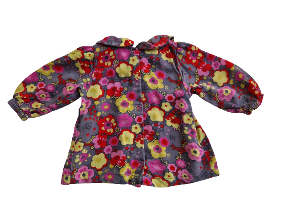 Blouse fleurie manches longues 9 mois