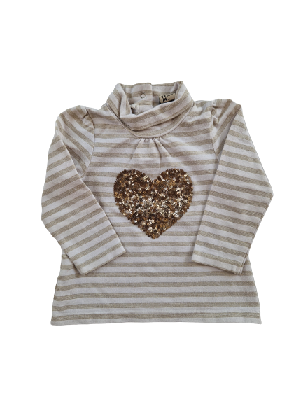 Sous-pull rayé 12 mois