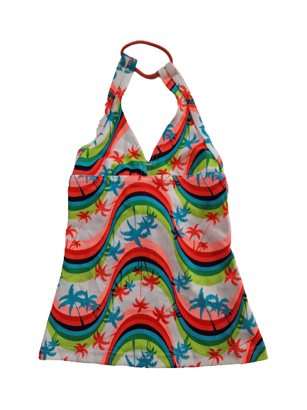 Haut de maillot de bain imprimé 6 ans