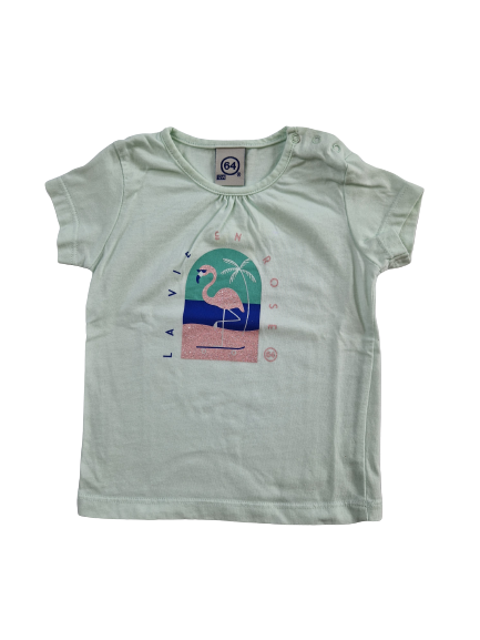 Tee-shirt vert 12 mois
