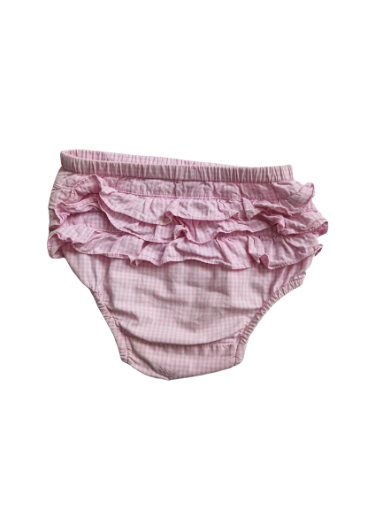 Culotte vichy rose 3-6 mois