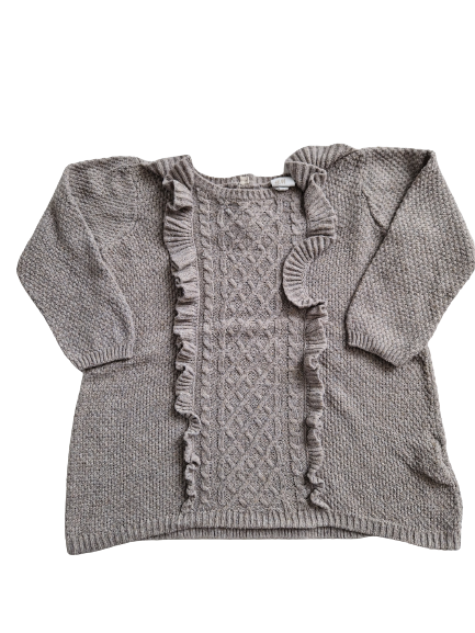 Pull gris 24 mois