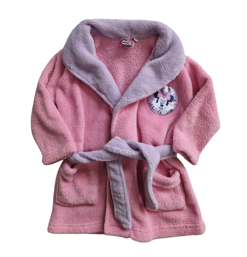 Robe de chambre rose 24 mois