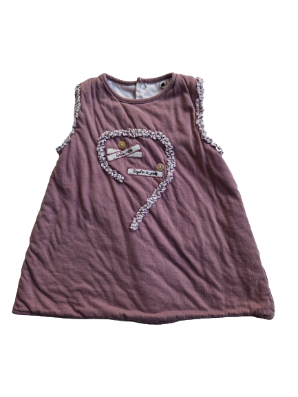 Robe violette 6 mois