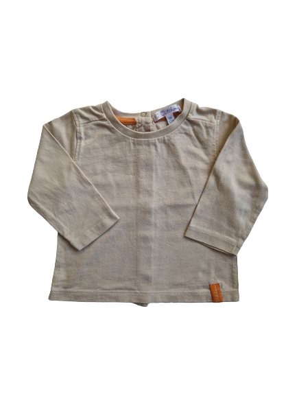 Tee-shirt marron manches longues 6 mois