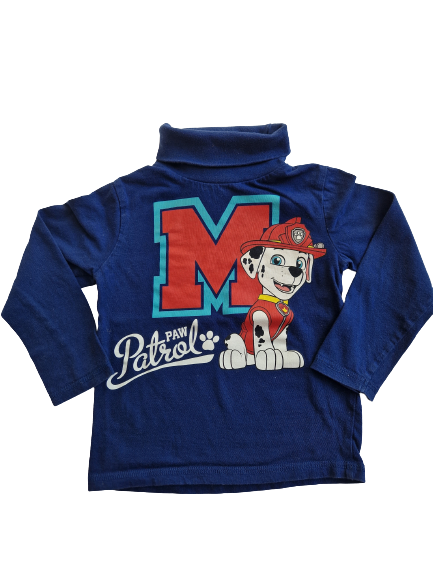Sous-pull bleu Paw Patrol 3 ans