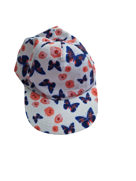 Casquette blanche imprimé 24 mois-4 ans