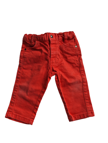 Pantalon rouge 12 mois