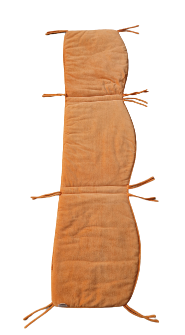 Tour de lit orange / bleu / vert  180X40 cm