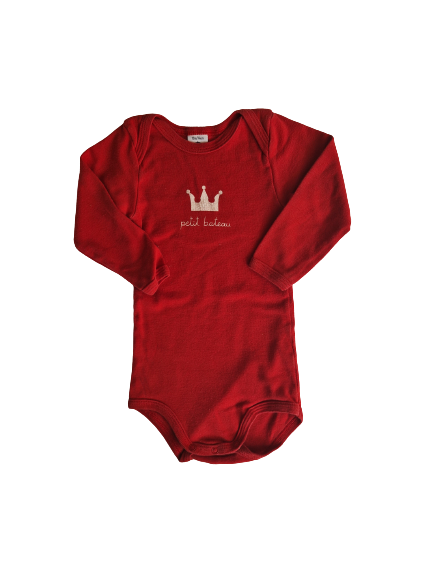 Body rouge 12 mois