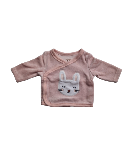 Brassière rose en velours Naissance