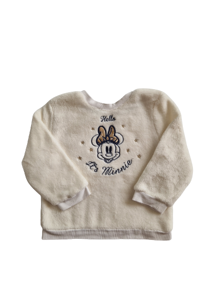 Sweat polaire broderie Minnie 12 mois