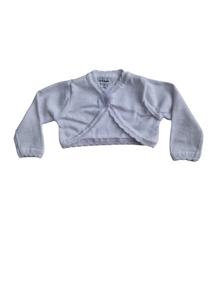 Boléro blanc 6 mois