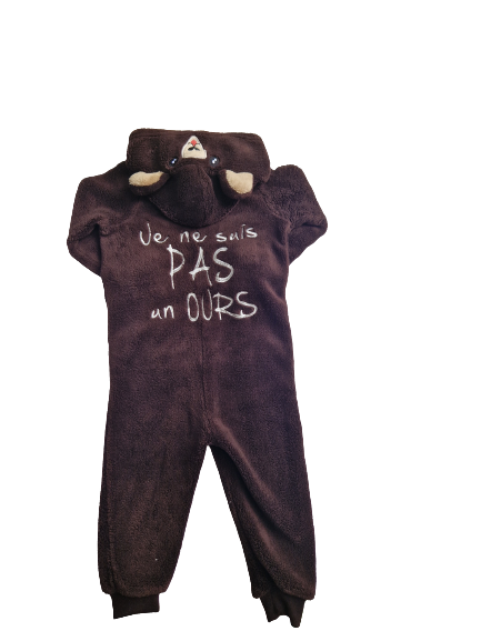Surpyjama marron 3 ans