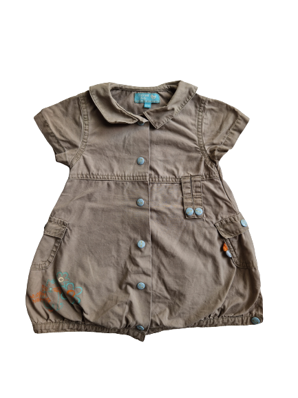 Robe marron 12 mois