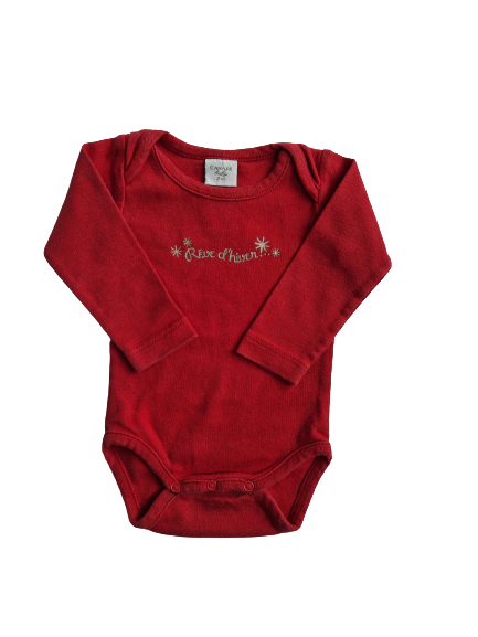 Body rouge 3 mois
