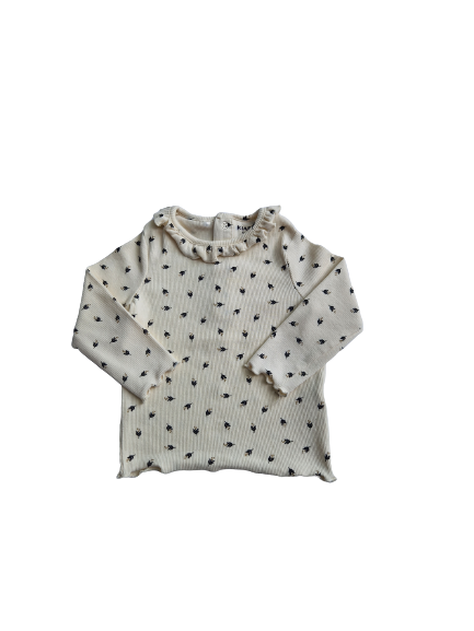 Tee-shirt imprimé manches longues 9 mois