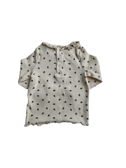 Tee-shirt imprimé manches longues 9 mois