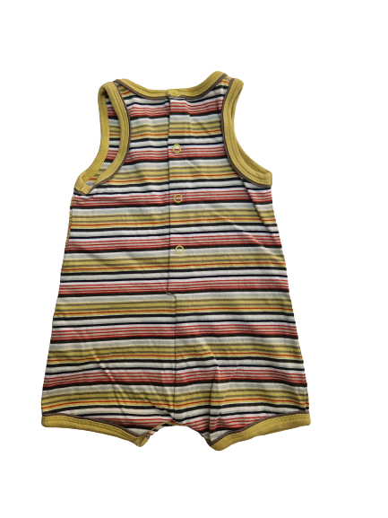 Combinaison rayée courte 3 mois