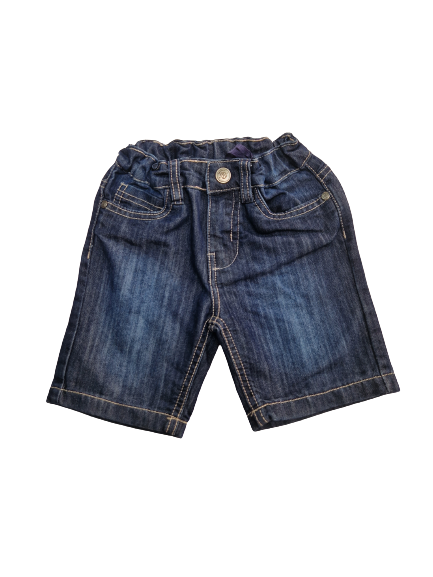 Bermuda en jean taille élastique 4 ans