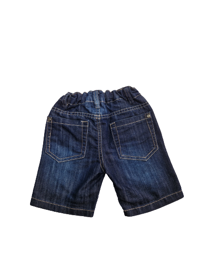Bermuda en jean taille élastique 4 ans