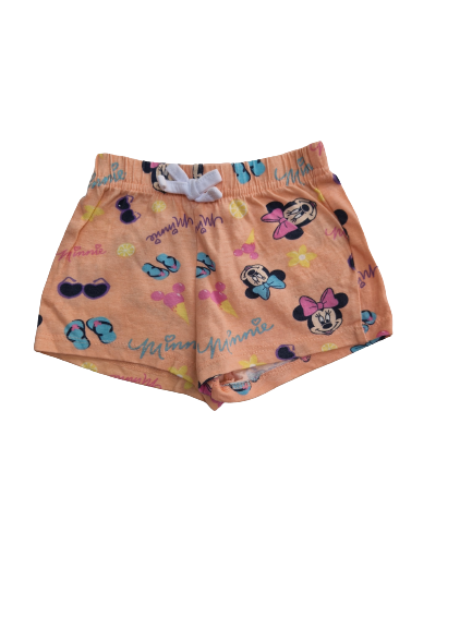 Short orange Minnie 12 mois
