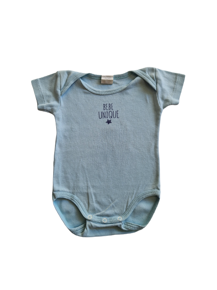 Body bleu clair 6 mois