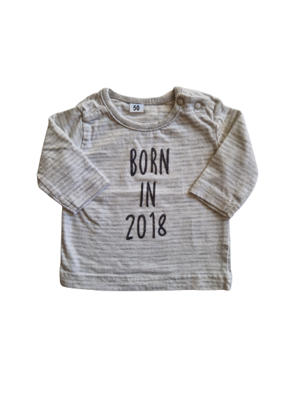 Tee-shirt rayé manches longues naissance