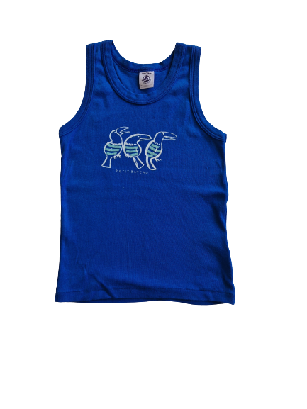 Débardeur bleu roi 6 ans