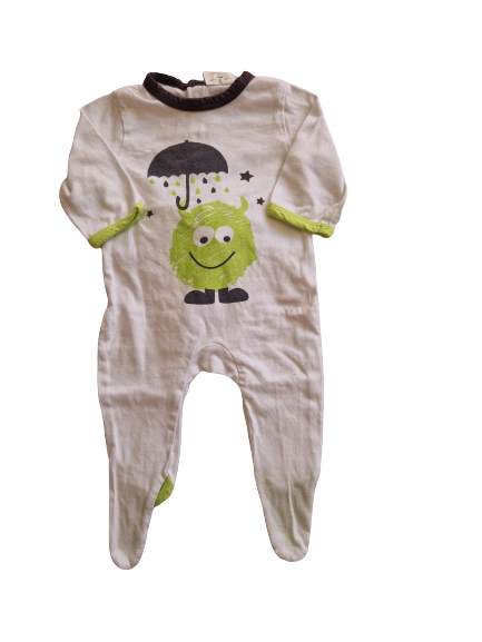 Pyjama blanc 1 mois