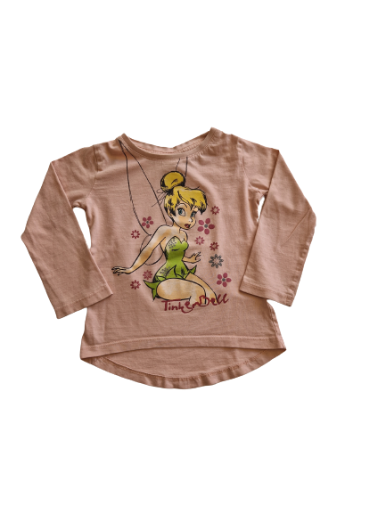 Tee-shirt rose manches longues 24 mois