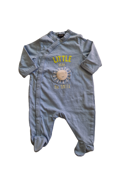 Pyjama bleu ciel 1 mois