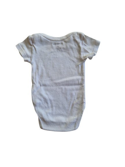 Lot de deux  bodys rose et blanc 3 mois