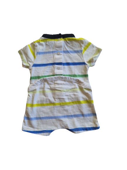 Barboteuse rayée 1 mois