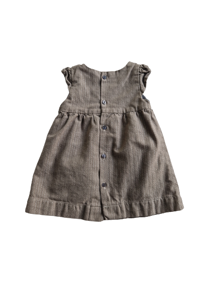 Robe grise fil argenté 3 mois