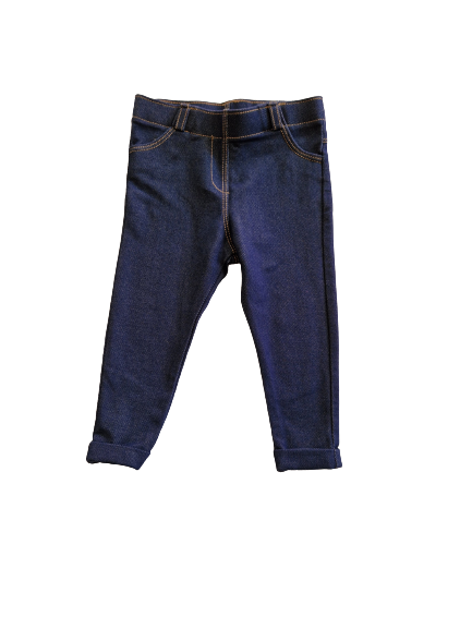 Jegging bleu foncé 12 mois