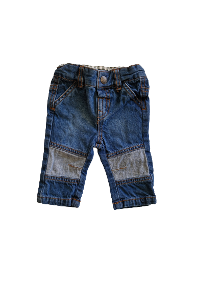 Jean bleu taille ajustable 3 mois