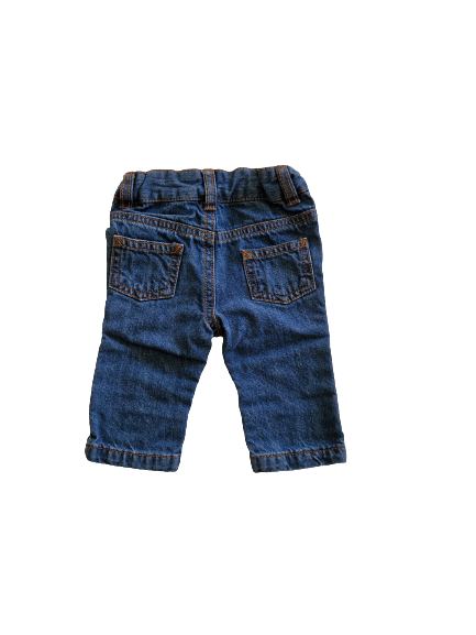 Jean bleu taille ajustable 3 mois