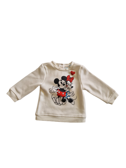 Sweat écru Minnie  9 mois