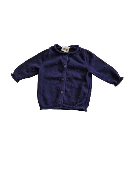 Gilet bleu foncé 3 mois