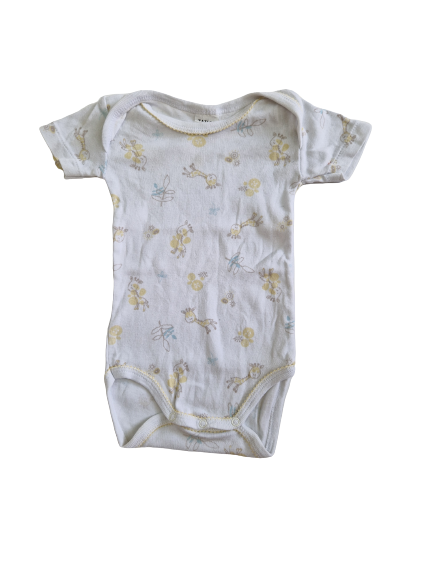 Body blanc imprimé 6 mois