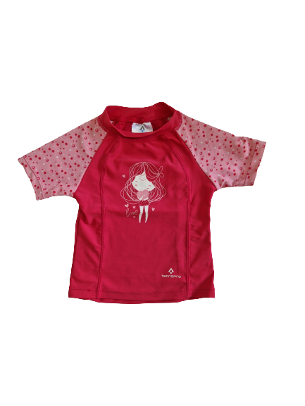 Haut de maillot de bain Fuchsia 18 mois