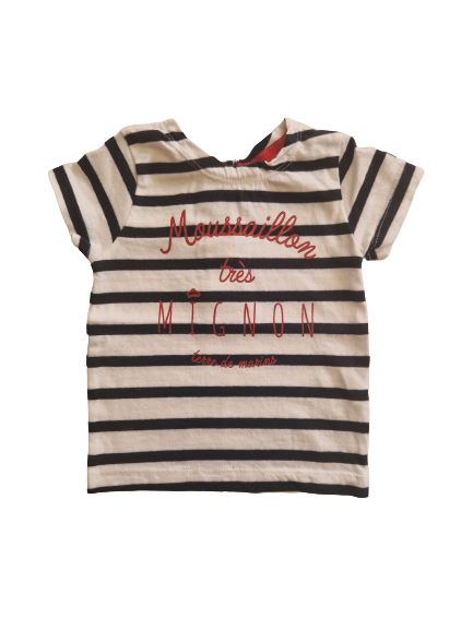 Tee-shirt marin 6 mois