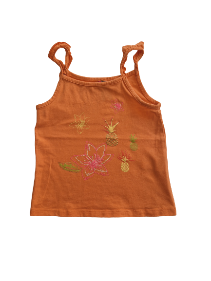 Tee-shirt orange 24 mois