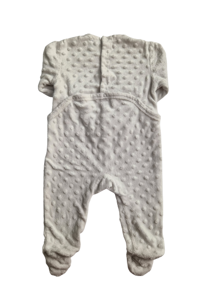 Pyjama écru doublé en velours 12 mois