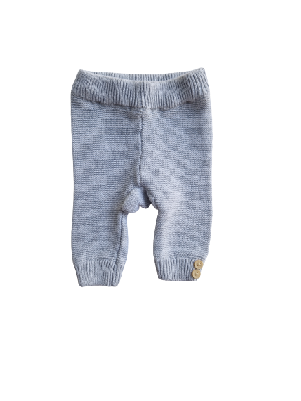 Legging en tricot gris naissance