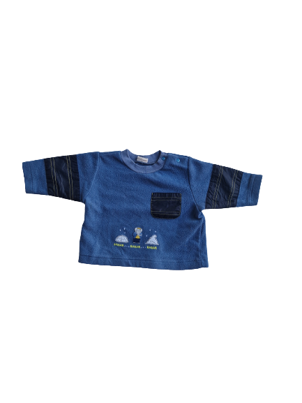 Pull bleu 3 mois